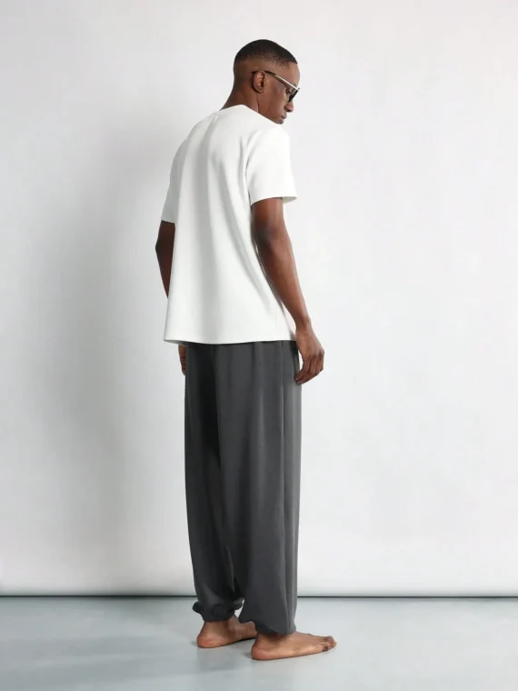 SUMWON Luxury Loungewear Set With Pocket Detail Soft Relaxed Fit Casual Home Athletic Sleep Wear Spring Summer Set