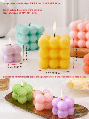 1pc Scented Candle, Smokeless Fragrance Candles, Handmade With Plant Essential Oils, Various Colors & Styles, Subtle Aroma To Decorate Home, Office, Yoga, Suitable For Daily Use Or As Gifts For Valentine's Day, Mother's Day, Thanksgiving, Christmas, New Year