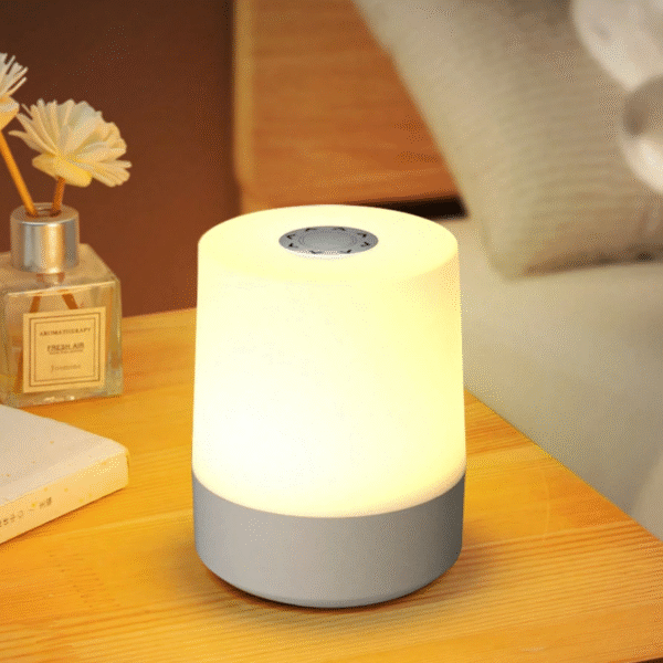 1pc 3-Color Dimmable Touch Sensor Nightlight, USB Powered Bedside Table Lamp, Mood Lighting For Bedroom, Living Room, Office