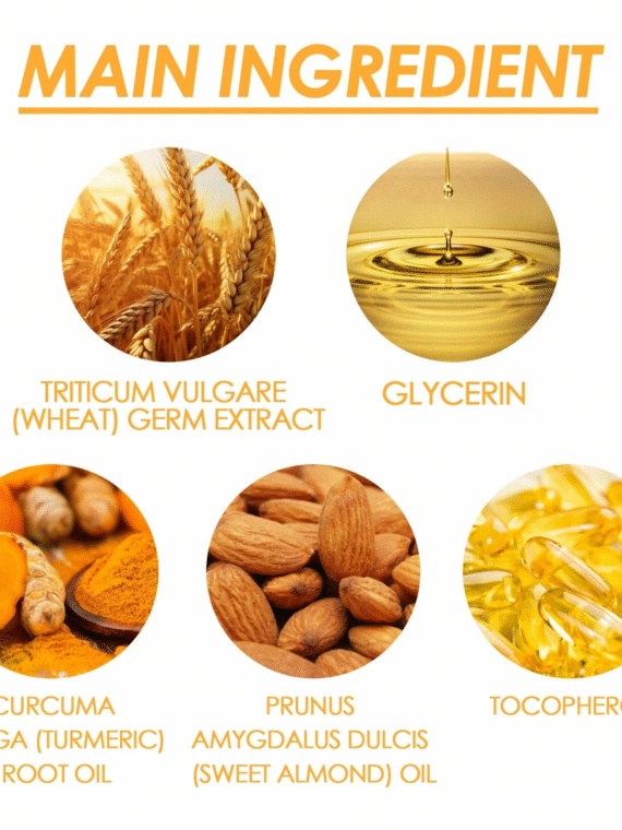 Turmeric Whitening & Repairing Face Serum, Restores Skin Barrier, Moisturizes, Firms & Brightens, Fades Dark Spots