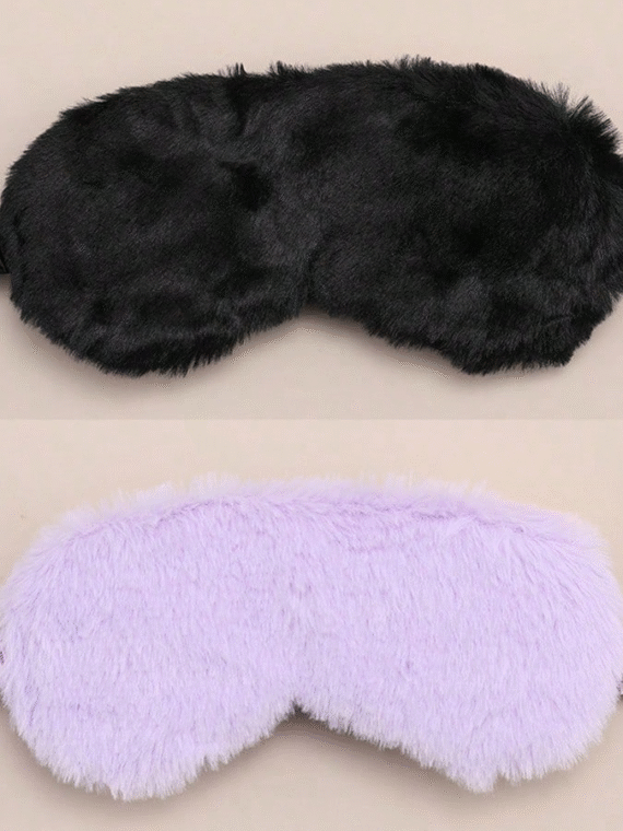 1 Pc Plush Eye Mask,Office And School Nap Blackout Eye Mask,Traveling Supplies,Gift For Family Coworkers And Friends