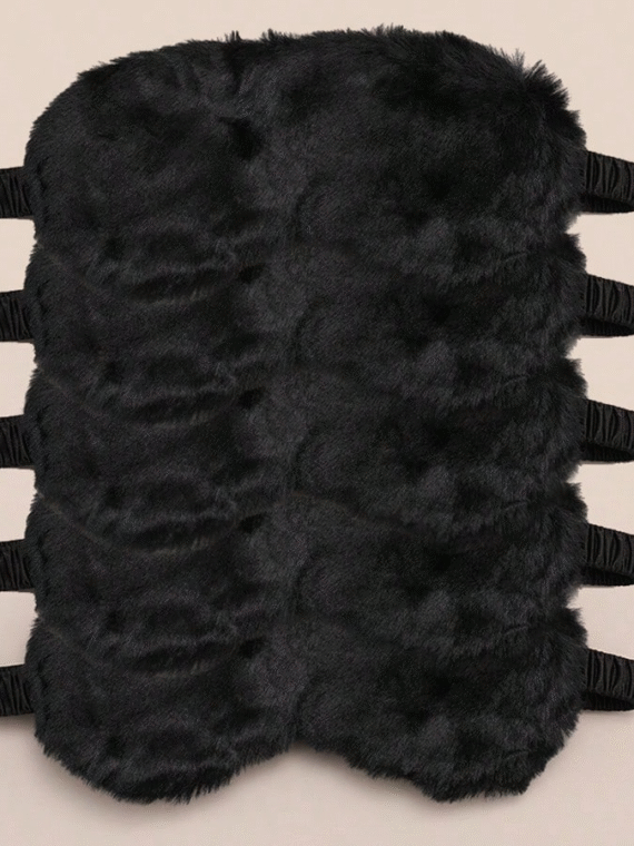 1 Pc Plush Eye Mask,Office And School Nap Blackout Eye Mask,Traveling Supplies,Gift For Family Coworkers And Friends