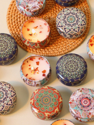 Colored Jar Aromatherapy Candles, The Best Gift For Friends, Valentine's Day, Atmosphere Decoration, Gifts For Mothers, Gifts For Girlfriends And Wives, Gifts For Fathers, Daughters And Sons, Soybean Oil Candles, Atmosphere Halloween, Autumn, Festivals, Christmas, Winter, Festivals, Holidays (Without Packaging Box)