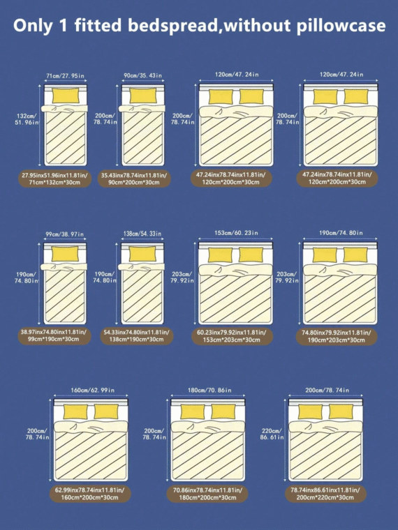 1pc Sakura Blossom Printed Brushed Fitted Sheet, Bedroom Printed Bed Cover, Bedding (Pillowcases Not Included)