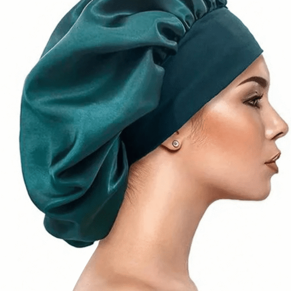 Satin Bonnet Silk Bonnet Hair Bonnet Jumbo Size For Sleeping Satin Bonnet Stretchy Tie Band For Women