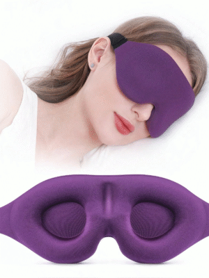 1pc 3D Sleeping Mask,Eyeglasses Contour Night Eye Mask,Office And School Nap Blackout Eye Mask,Traveling Supplies,Gift For Family Coworkers And Friends