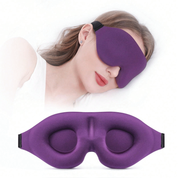 1pc 3D Sleeping Mask,Eyeglasses Contour Night Eye Mask,Office And School Nap Blackout Eye Mask,Traveling Supplies,Gift For Family Coworkers And Friends
