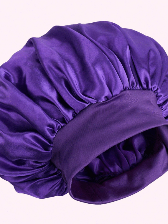 1pc Satin Sleeping Cap,Adjustable Sleeping Cap,Ladies And Gentlemen Satin Sleeping Cap,Comfortable To Wrap