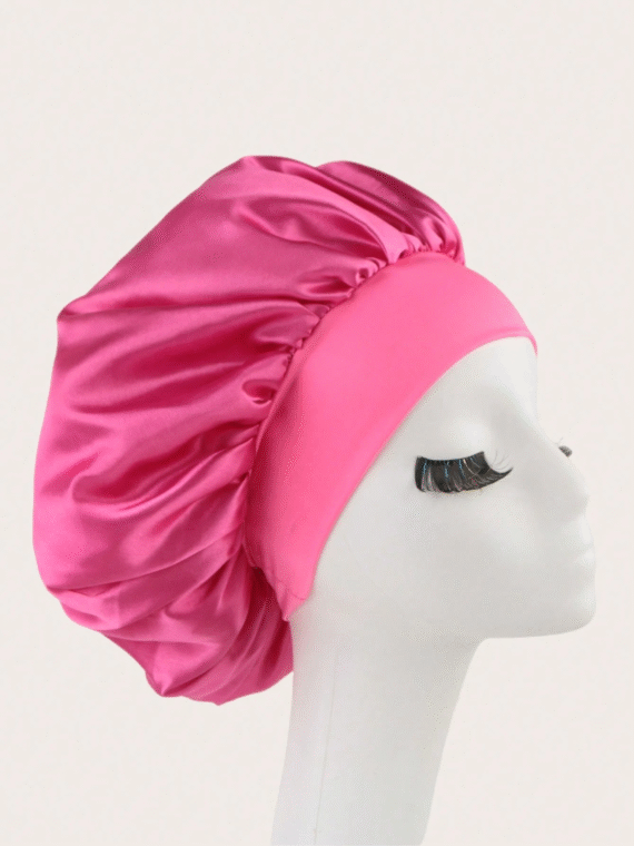 1pc Satin Sleeping Cap,Adjustable Sleeping Cap,Ladies And Gentlemen Satin Sleeping Cap,Comfortable To Wrap