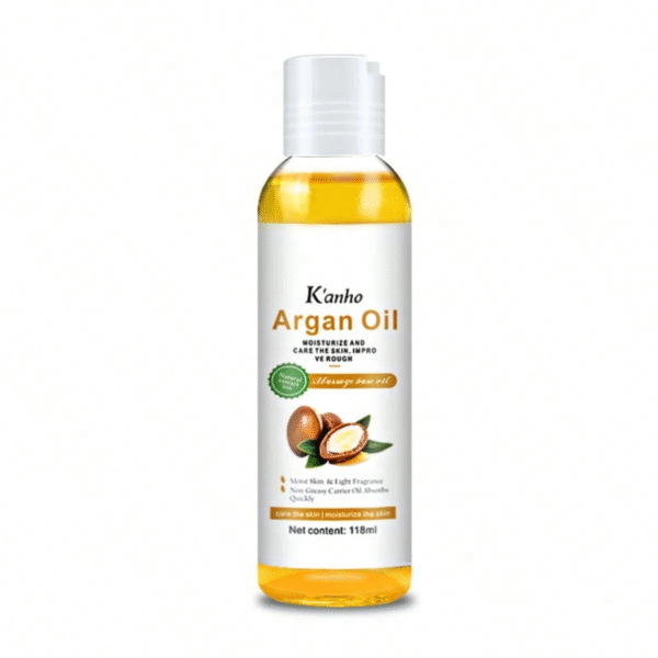 KANHO Argan Oil Massage Base Oil 118ml Natural Ingredients Selection Of Natural Plant Raw Materials Moisturize And Care Skin Improve Rough Soft Skin Easy To Absorb Bright Hair Friends Gift Birthday Gift 1bottle KH-068