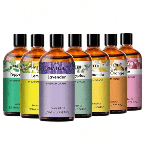 1pc 100ml/3.38fl.Oz Premium Essential Oils ,PHATOIL Essential Oil For Candle & Soap Making,Bath Bombs Making, Fruit Scented Oils For Diffusers For Home,Summer Aromatherapy Diffuser Oils, Lavender