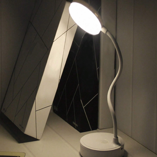 1pc Three-Color Adjustable Desk Lamp, Usb Powered Table Lamp, Portable Led Night Light For Studying Reading Bedroom And Dormitory