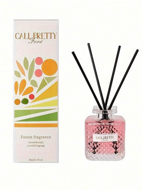 1 Bottle Of Glass Reed Lavender Aromatherapy, 1.69 Oz Travel Memory Series Aromatherapy, Household Perfume, Suitable For Bedroom, Living Room, Bathroom, Durable, Very Suitable For Christmas, Halloween, Graduation Season, Thanksgiving, Valentine's Day