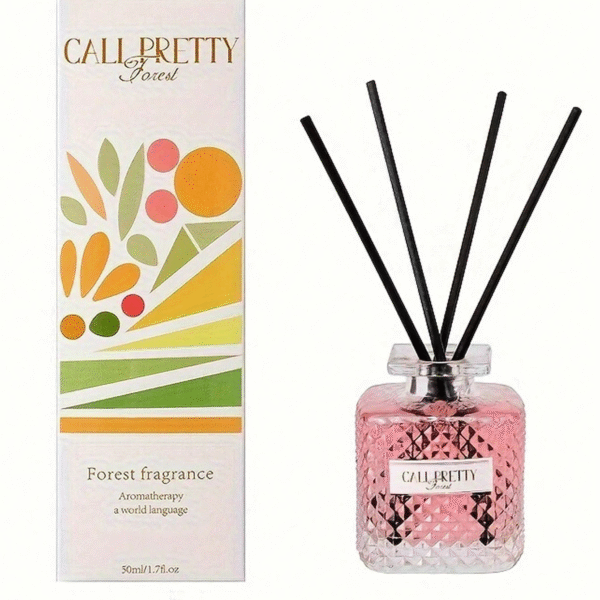 1 Bottle Of Glass Reed Lavender Aromatherapy, 1.69 Oz Travel Memory Series Aromatherapy, Household Perfume, Suitable For Bedroom, Living Room, Bathroom, Durable, Very Suitable For Christmas, Halloween, Graduation Season, Thanksgiving, Valentine's Day